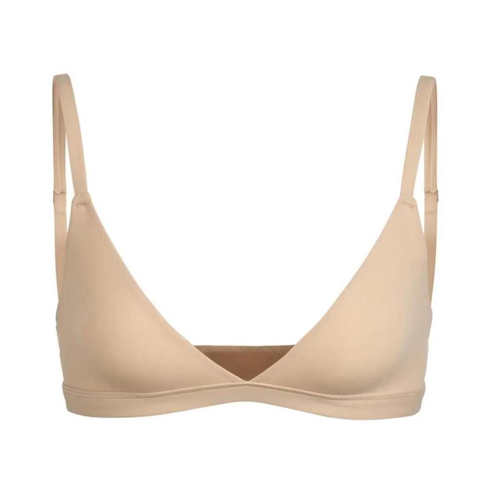 Skims Fits Everybody Triangle Bralette Clay Beige Small BR-TRI-2024 - Picture 1 of 4
